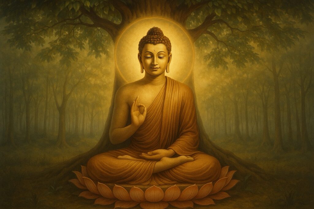 casket seal mantra buddha serene stillness